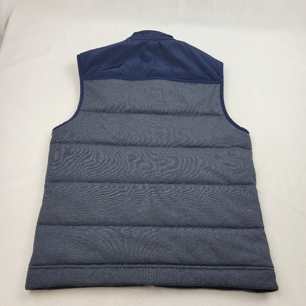 Banana Republic navy textured paneled vest - Picture 4 of 5
